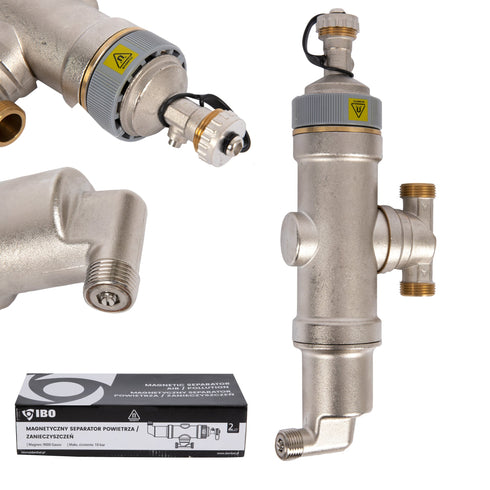 Filtru dublu cu separator de murdarie IBO Dambat IBF-V2 3/4”, 3/4 toli, 10 bar