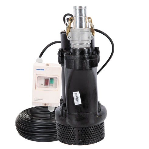 Pompa apa murdara profesionala pentru apa cu noroi / namol IBO Dambat 50-KBFU-0,75, 0.75kW, 330l/min, 230V, H refulare 15m