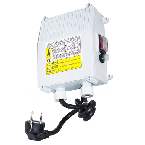 Panou comanda pompa, IBO Dambat, 1.1kw, 1.1kW, 45uF, 11A, condensator incorporat